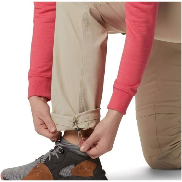 Columbia Saturday Trail II Hiking Convertible Pants Womens Sz 16 Tan Omni-Shield - Picture 14 of 16